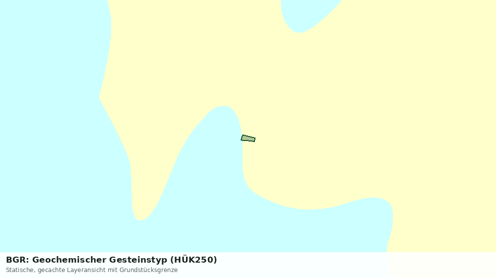 Statische Kartenansicht: BGR: Geochemischer Gesteinstyp (HÜK250)