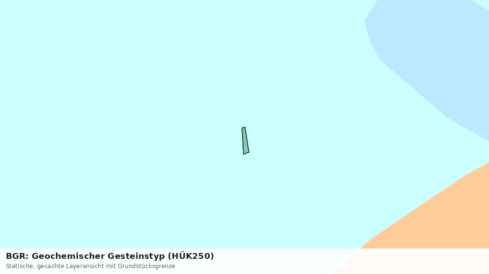 Statische Kartenansicht: BGR: Geochemischer Gesteinstyp (HÜK250)