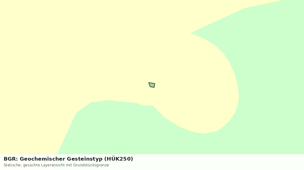 Statische Kartenansicht: BGR: Geochemischer Gesteinstyp (HÜK250)