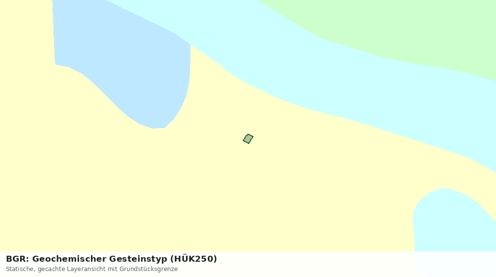 Statische Kartenansicht: BGR: Geochemischer Gesteinstyp (HÜK250)