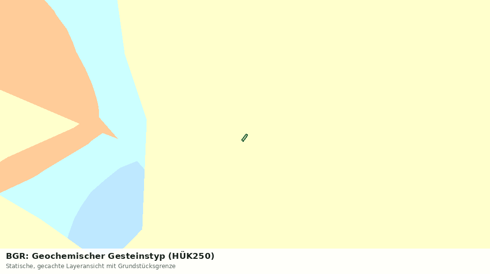 Statische Kartenansicht: BGR: Geochemischer Gesteinstyp (HÜK250)