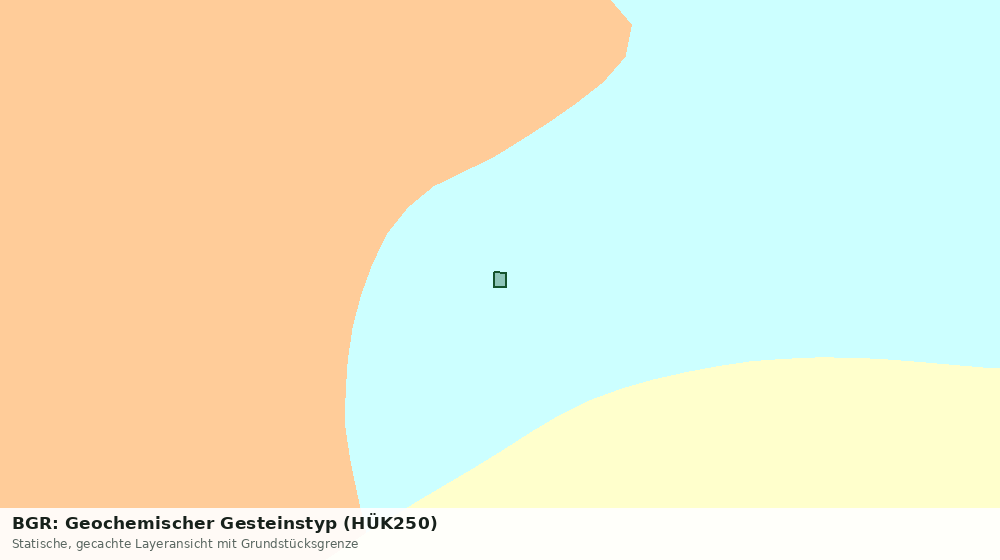 Statische Kartenansicht: BGR: Geochemischer Gesteinstyp (HÜK250)