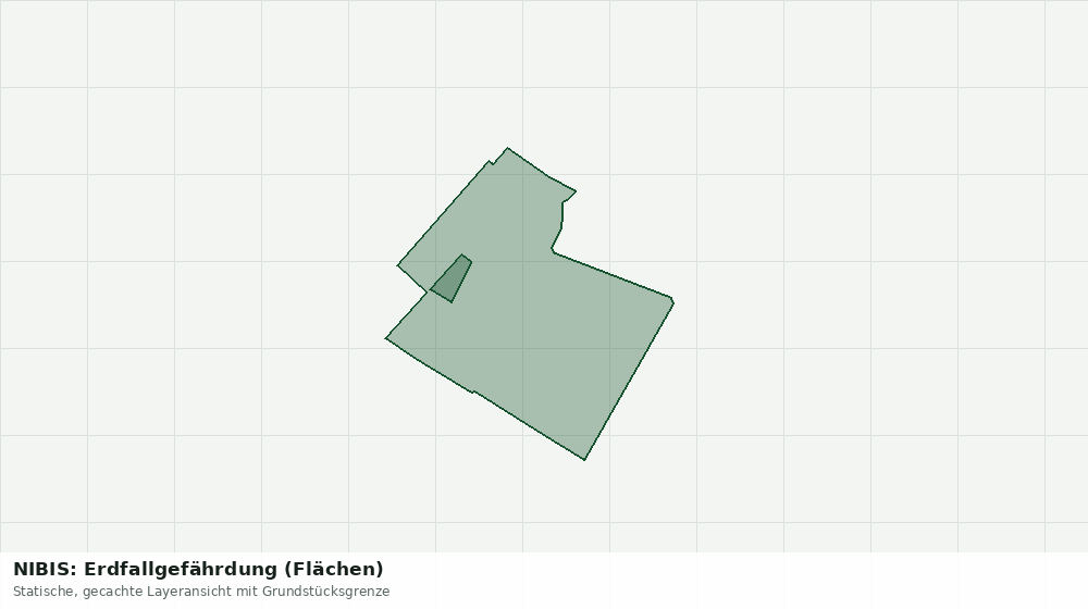 Statische Kartenansicht: NIBIS: Erdfallgefährdung (Flächen)