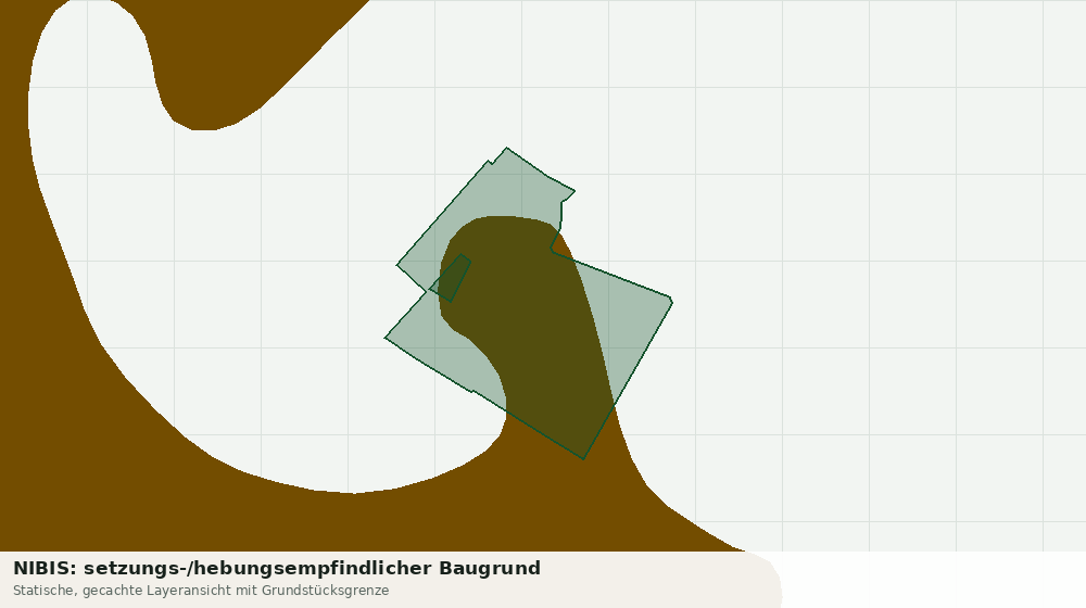 Statische Kartenansicht: NIBIS: setzungs-/hebungsempfindlicher Baugrund