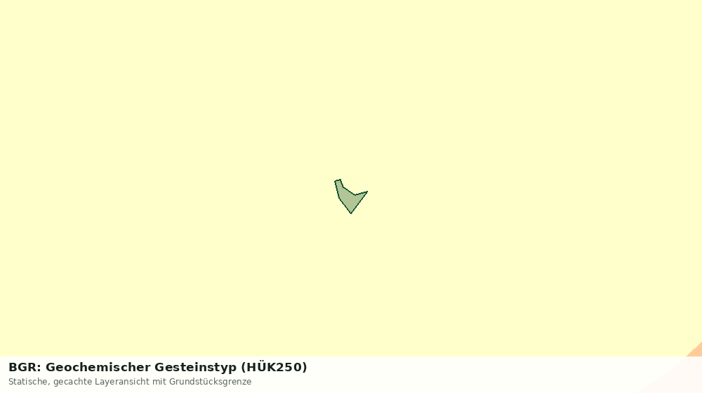 Statische Kartenansicht: BGR: Geochemischer Gesteinstyp (HÜK250)