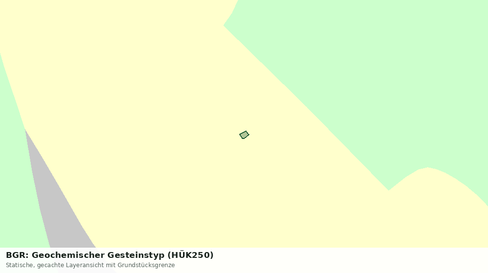 Statische Kartenansicht: BGR: Geochemischer Gesteinstyp (HÜK250)
