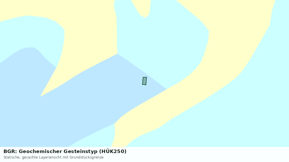 Statische Kartenansicht: BGR: Geochemischer Gesteinstyp (HÜK250)