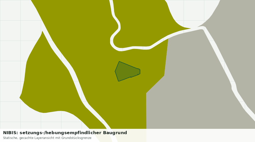 Statische Kartenansicht: NIBIS: setzungs-/hebungsempfindlicher Baugrund