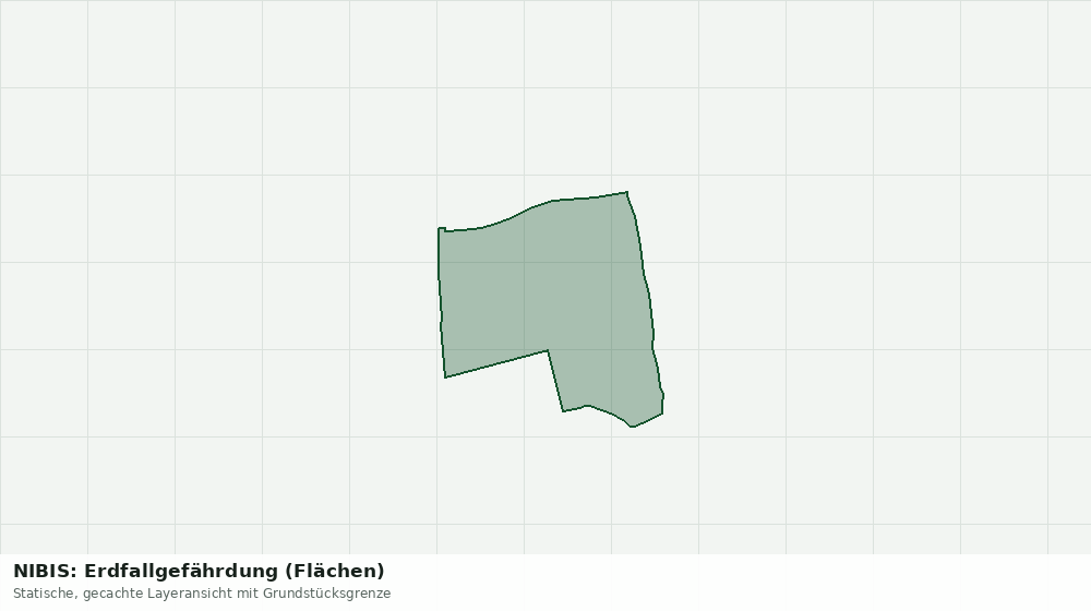 Statische Kartenansicht: NIBIS: Erdfallgefährdung (Flächen)