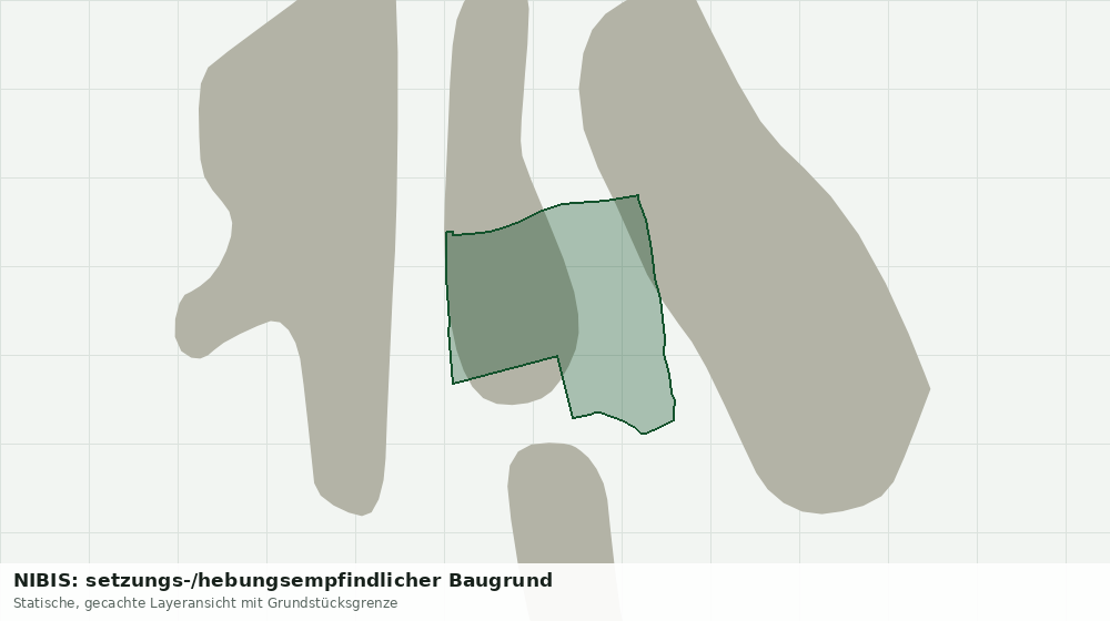 Statische Kartenansicht: NIBIS: setzungs-/hebungsempfindlicher Baugrund