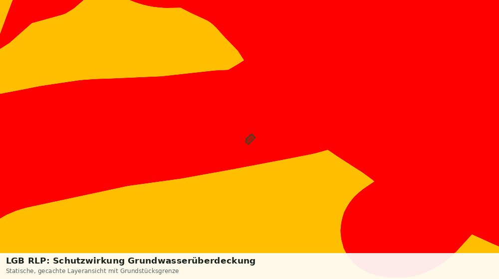 Statische Kartenansicht: LGB RLP: Schutzwirkung Grundwasserüberdeckung