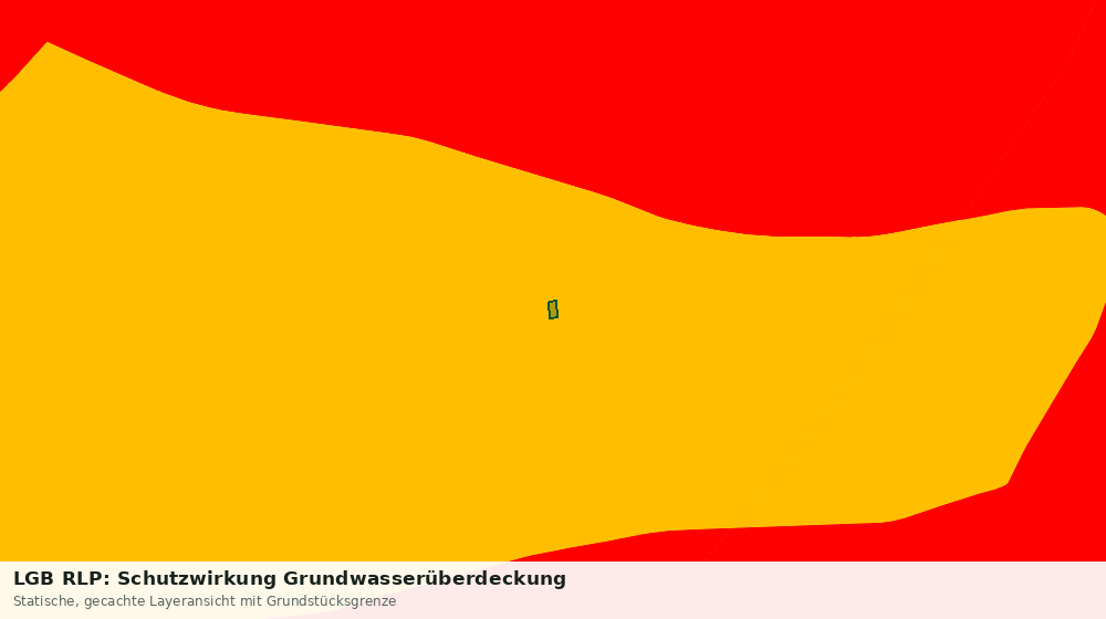Statische Kartenansicht: LGB RLP: Schutzwirkung Grundwasserüberdeckung