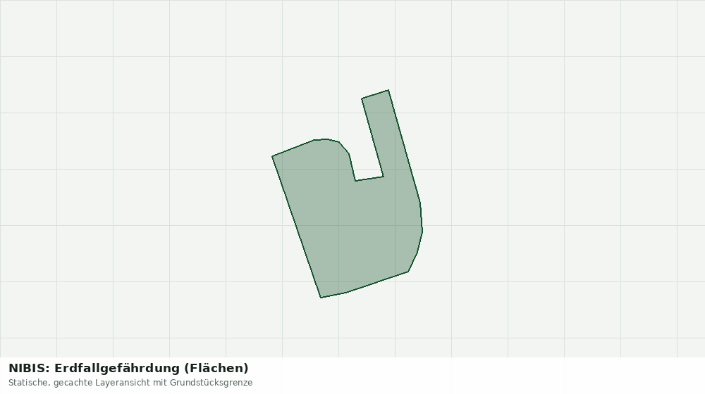 Statische Kartenansicht: NIBIS: Erdfallgefährdung (Flächen)