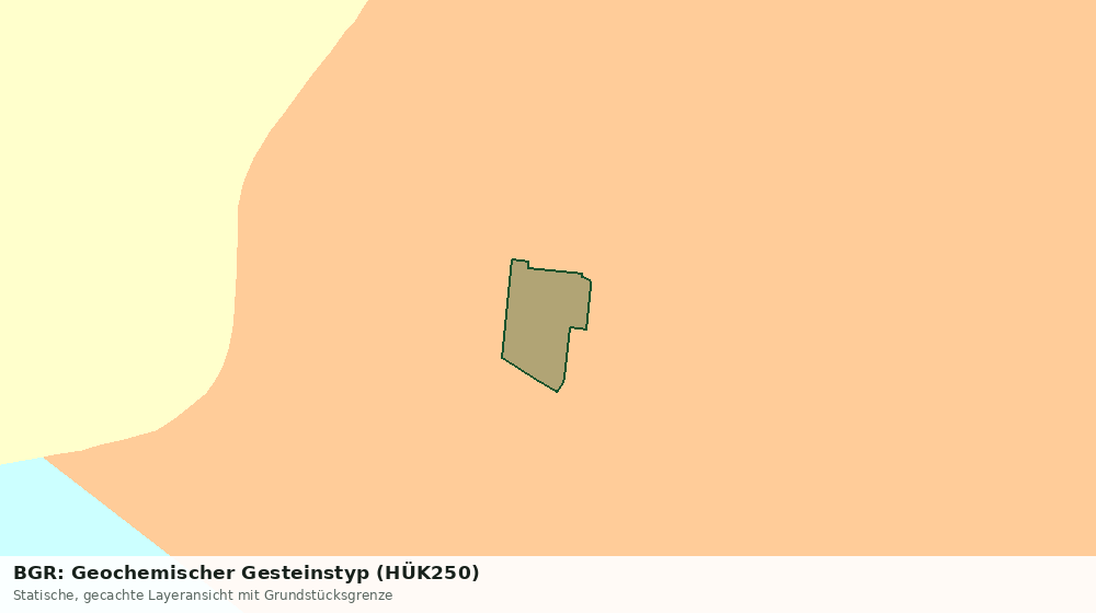 Statische Kartenansicht: BGR: Geochemischer Gesteinstyp (HÜK250)