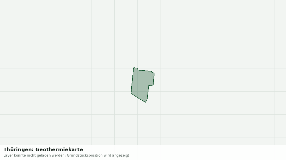 Statische Kartenansicht: Thüringen: Geothermiekarte