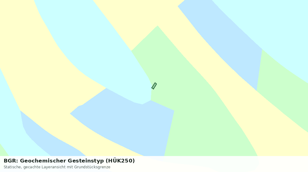 Statische Kartenansicht: BGR: Geochemischer Gesteinstyp (HÜK250)