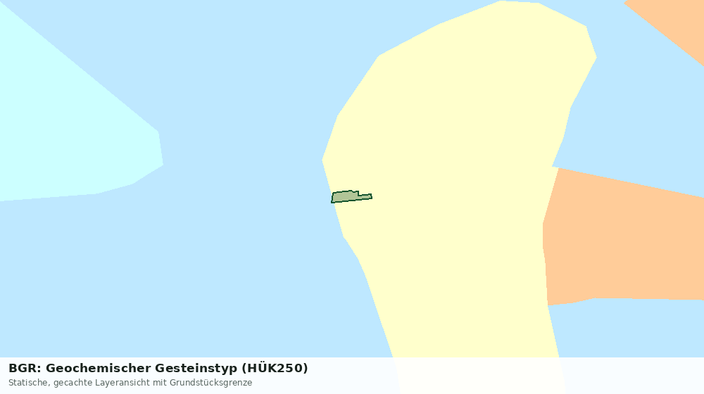 Statische Kartenansicht: BGR: Geochemischer Gesteinstyp (HÜK250)