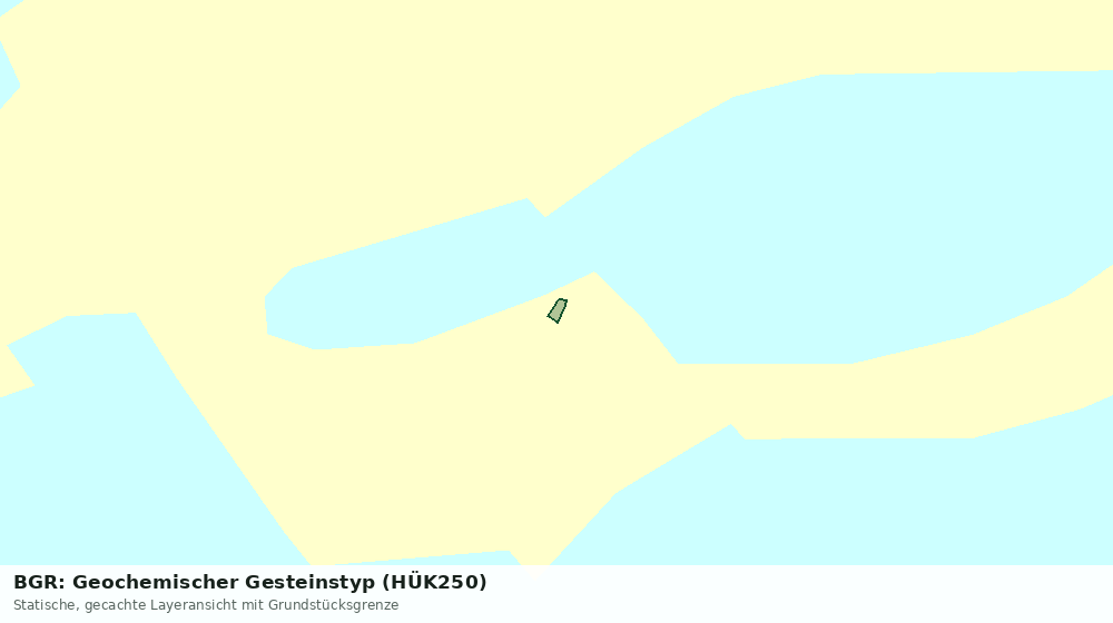 Statische Kartenansicht: BGR: Geochemischer Gesteinstyp (HÜK250)