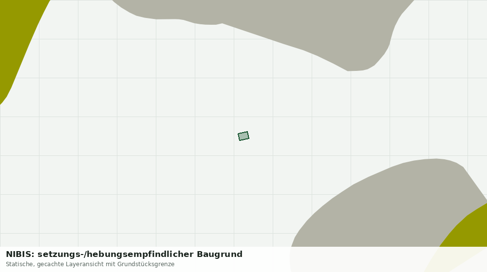 Statische Kartenansicht: NIBIS: setzungs-/hebungsempfindlicher Baugrund