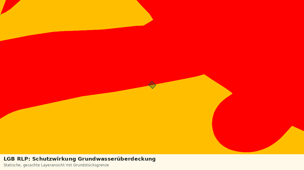 Statische Kartenansicht: LGB RLP: Schutzwirkung Grundwasserüberdeckung