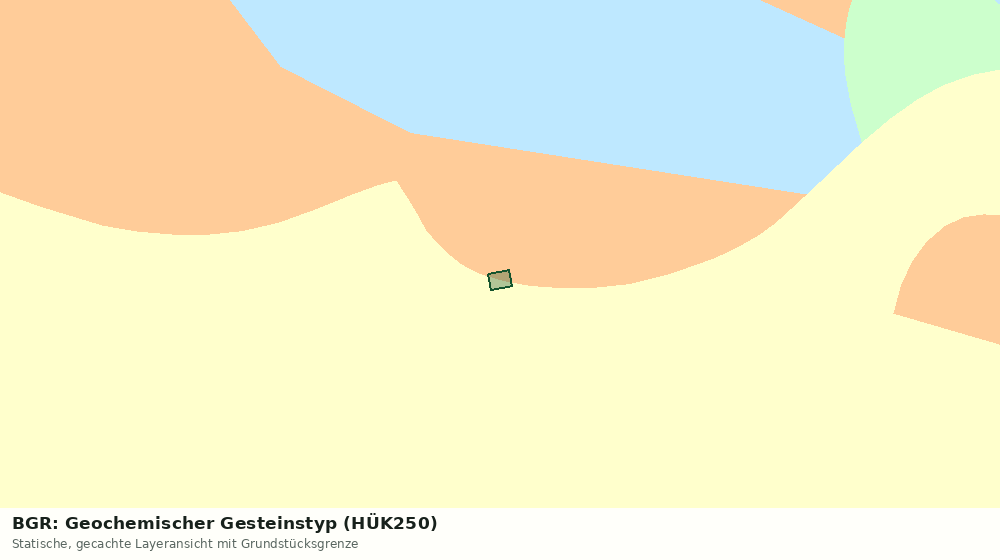 Statische Kartenansicht: BGR: Geochemischer Gesteinstyp (HÜK250)
