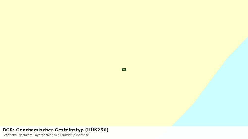 Statische Kartenansicht: BGR: Geochemischer Gesteinstyp (HÜK250)