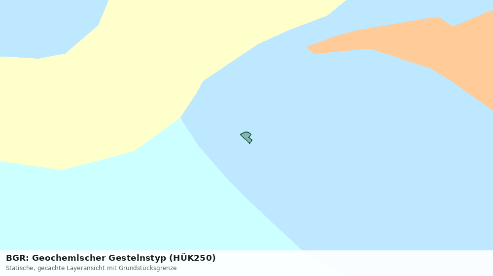 Statische Kartenansicht: BGR: Geochemischer Gesteinstyp (HÜK250)