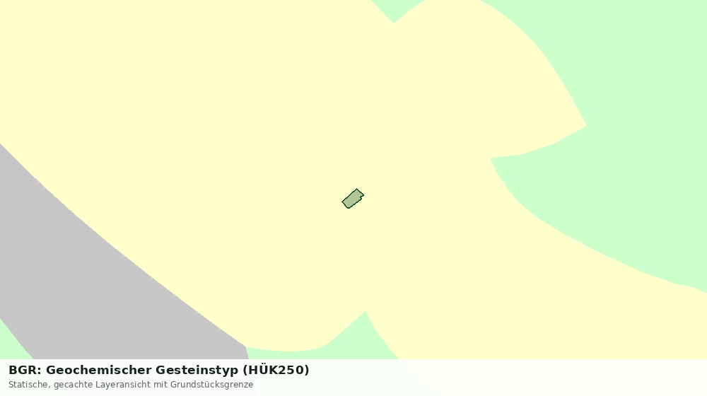 Statische Kartenansicht: BGR: Geochemischer Gesteinstyp (HÜK250)