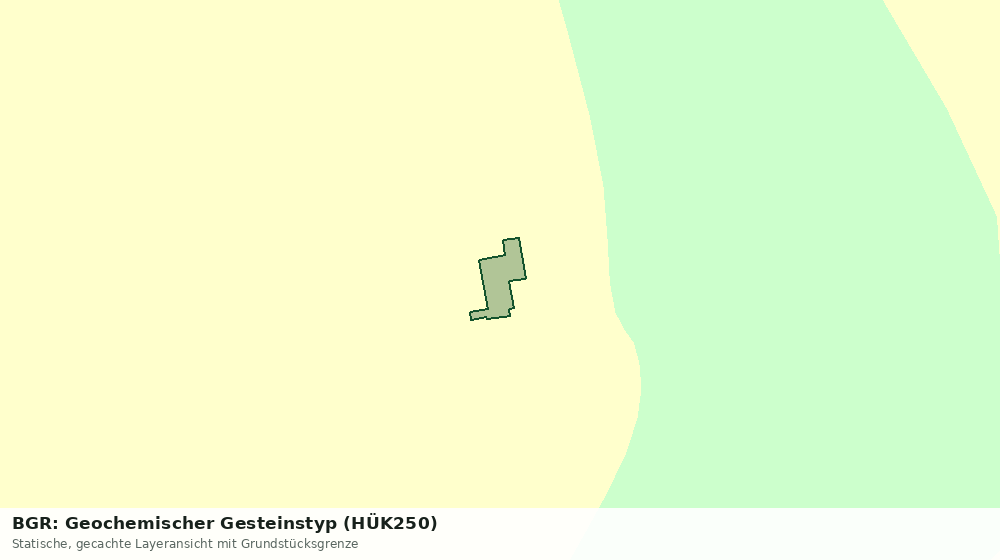 Statische Kartenansicht: BGR: Geochemischer Gesteinstyp (HÜK250)