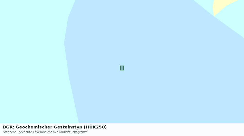 Statische Kartenansicht: BGR: Geochemischer Gesteinstyp (HÜK250)