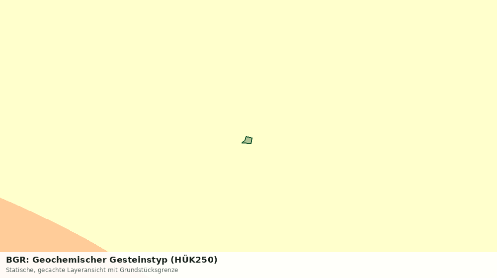 Statische Kartenansicht: BGR: Geochemischer Gesteinstyp (HÜK250)