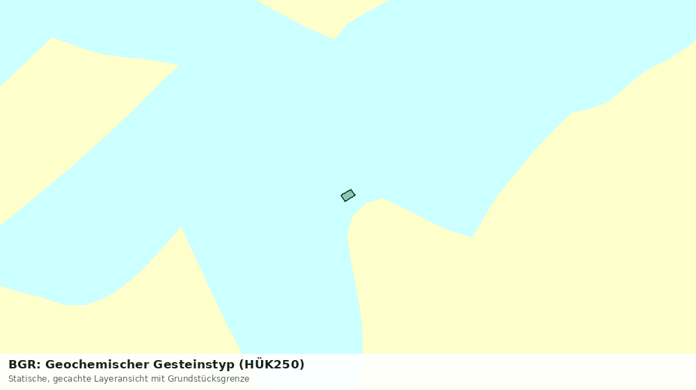Statische Kartenansicht: BGR: Geochemischer Gesteinstyp (HÜK250)