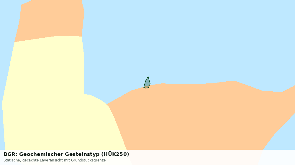 Statische Kartenansicht: BGR: Geochemischer Gesteinstyp (HÜK250)