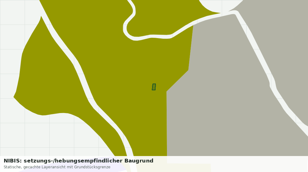Statische Kartenansicht: NIBIS: setzungs-/hebungsempfindlicher Baugrund