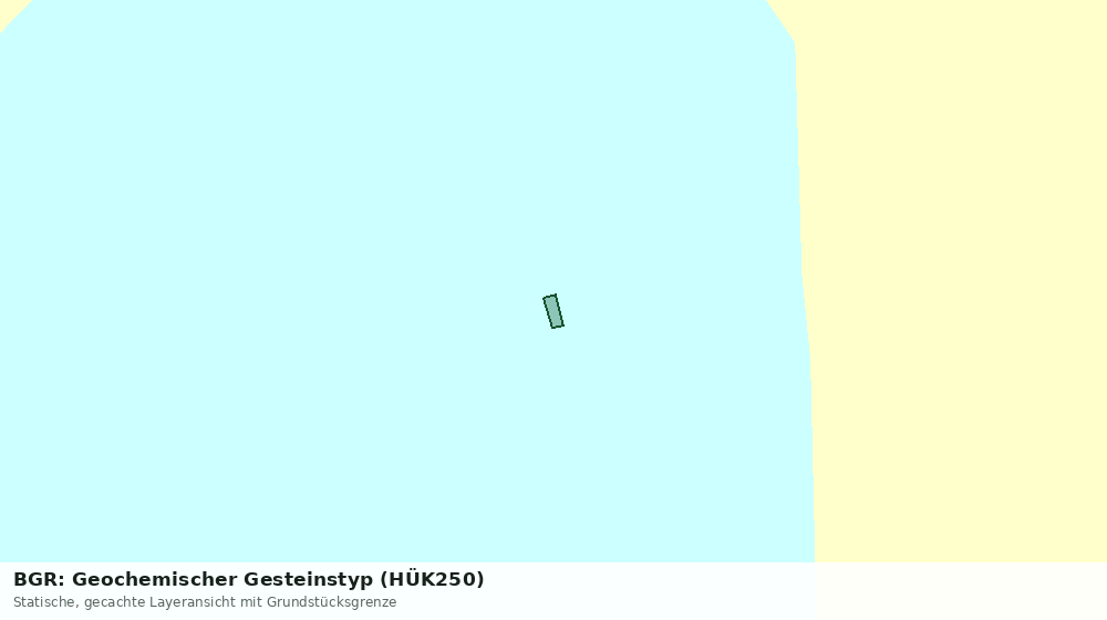 Statische Kartenansicht: BGR: Geochemischer Gesteinstyp (HÜK250)