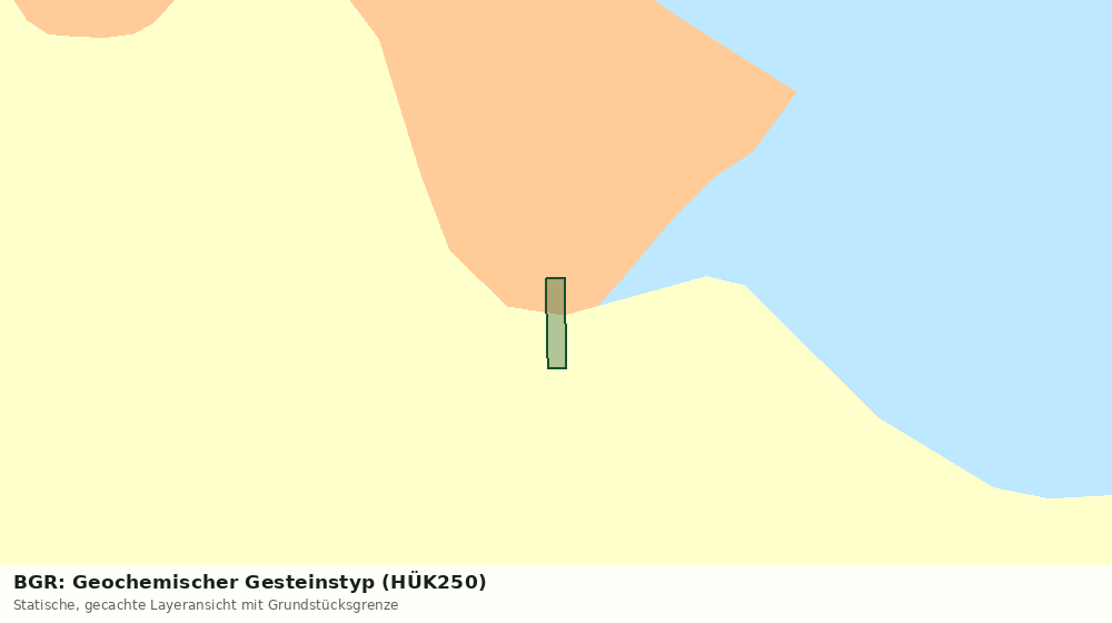 Statische Kartenansicht: BGR: Geochemischer Gesteinstyp (HÜK250)