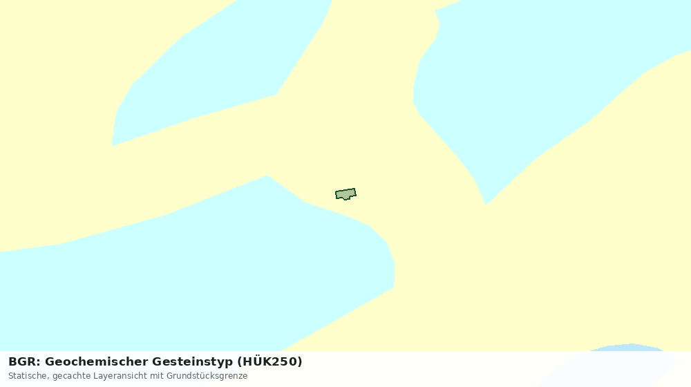 Statische Kartenansicht: BGR: Geochemischer Gesteinstyp (HÜK250)