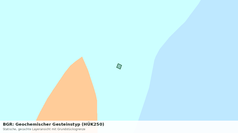 Statische Kartenansicht: BGR: Geochemischer Gesteinstyp (HÜK250)