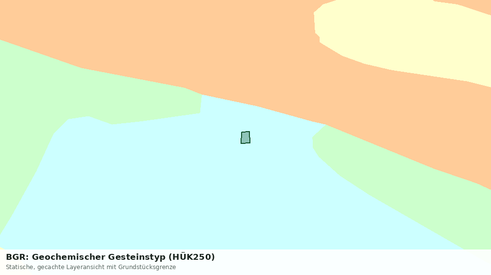 Statische Kartenansicht: BGR: Geochemischer Gesteinstyp (HÜK250)