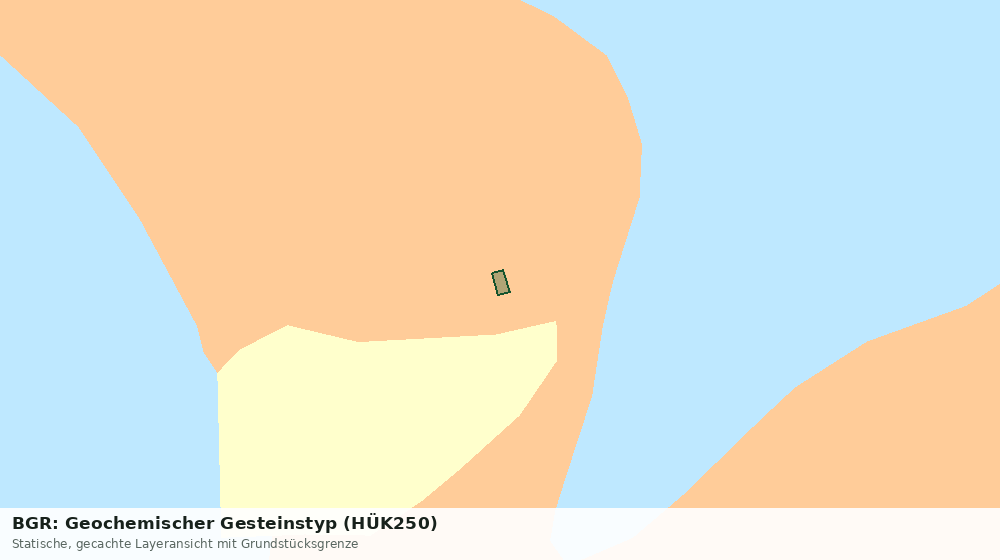 Statische Kartenansicht: BGR: Geochemischer Gesteinstyp (HÜK250)