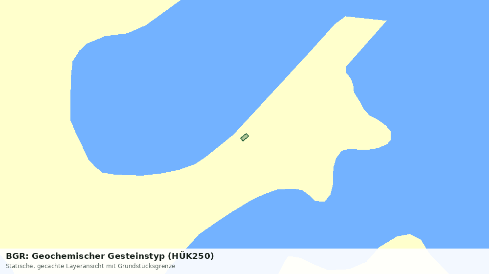 Statische Kartenansicht: BGR: Geochemischer Gesteinstyp (HÜK250)