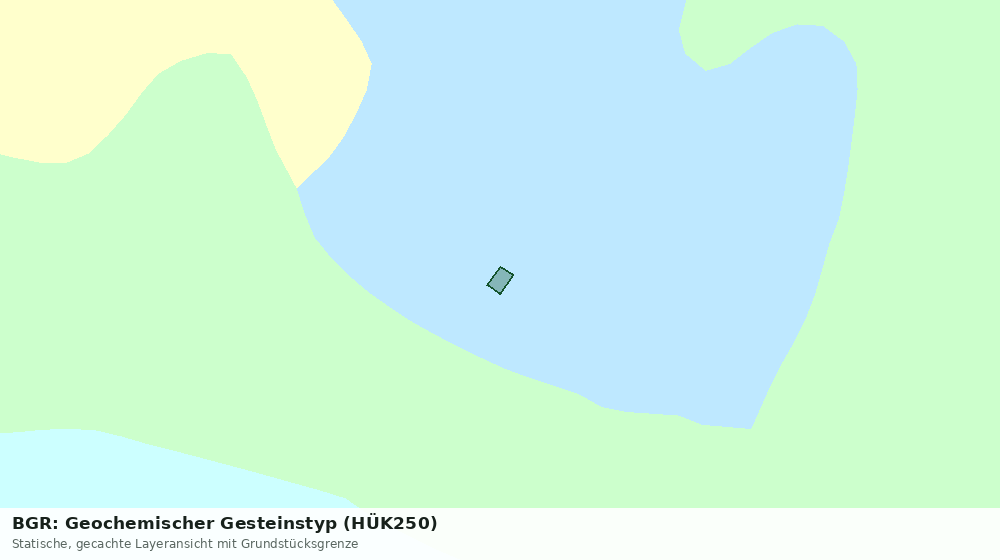 Statische Kartenansicht: BGR: Geochemischer Gesteinstyp (HÜK250)
