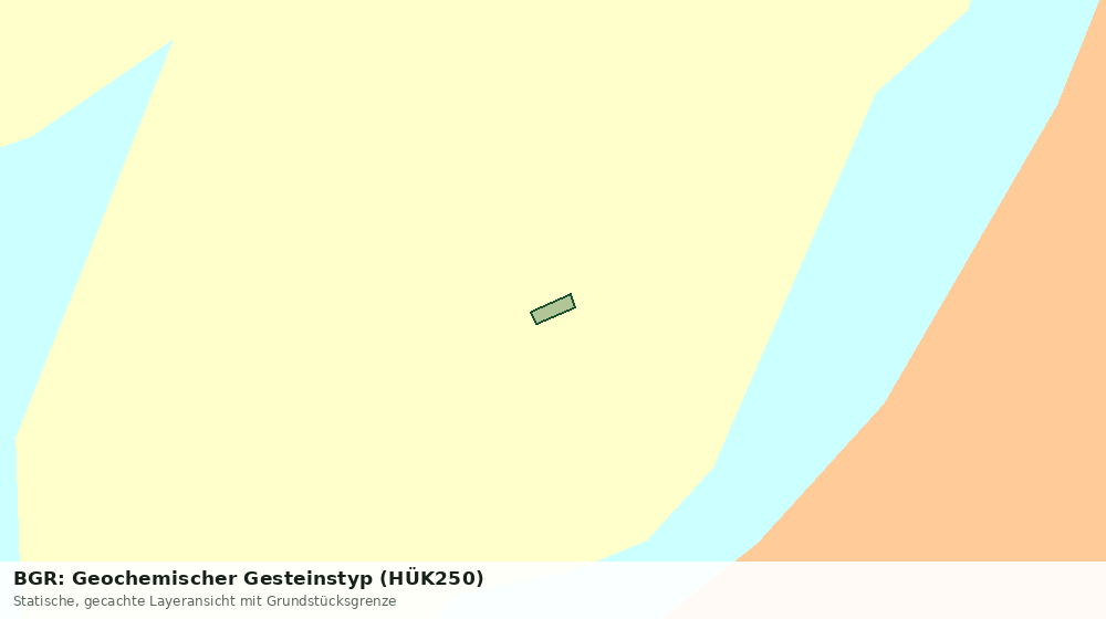 Statische Kartenansicht: BGR: Geochemischer Gesteinstyp (HÜK250)
