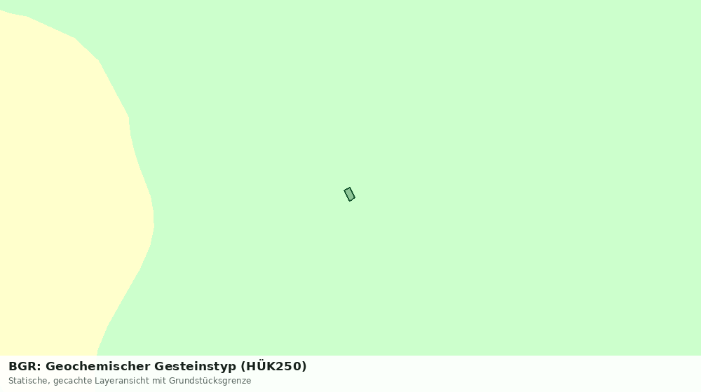Statische Kartenansicht: BGR: Geochemischer Gesteinstyp (HÜK250)