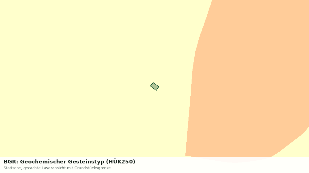 Statische Kartenansicht: BGR: Geochemischer Gesteinstyp (HÜK250)