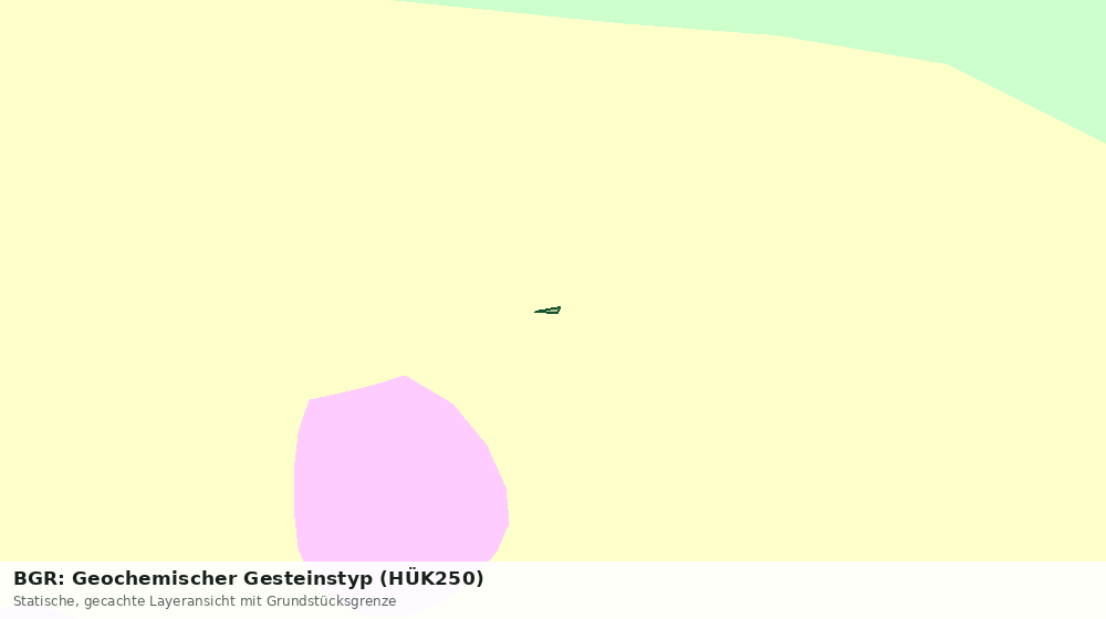 Statische Kartenansicht: BGR: Geochemischer Gesteinstyp (HÜK250)