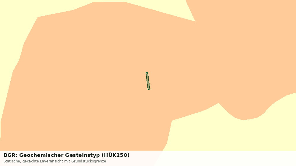 Statische Kartenansicht: BGR: Geochemischer Gesteinstyp (HÜK250)