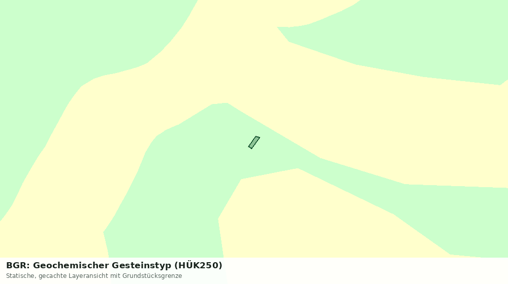 Statische Kartenansicht: BGR: Geochemischer Gesteinstyp (HÜK250)