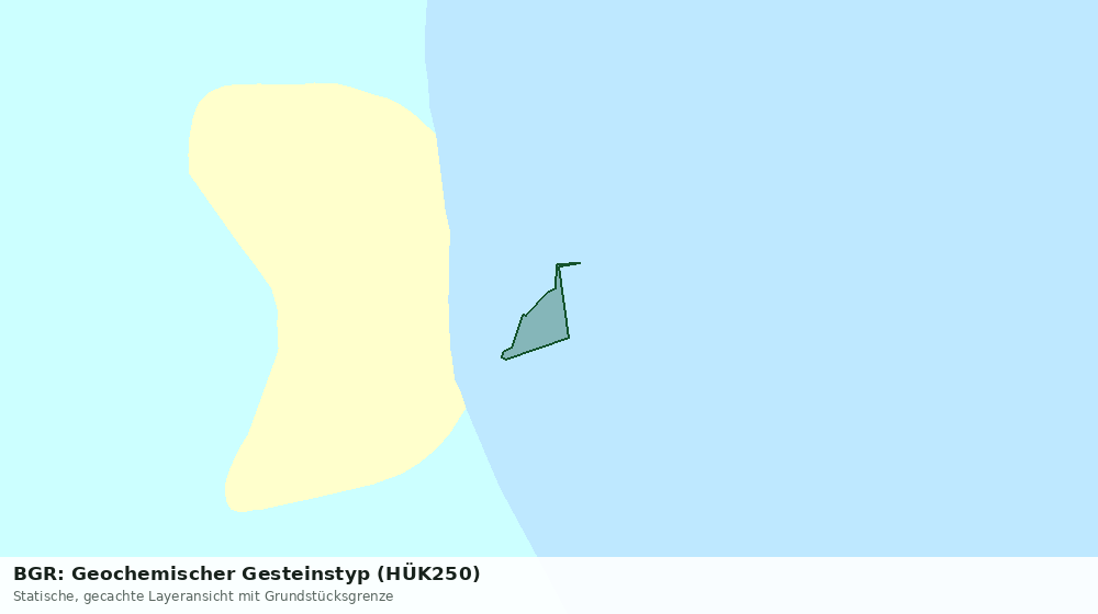 Statische Kartenansicht: BGR: Geochemischer Gesteinstyp (HÜK250)