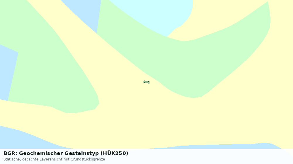 Statische Kartenansicht: BGR: Geochemischer Gesteinstyp (HÜK250)